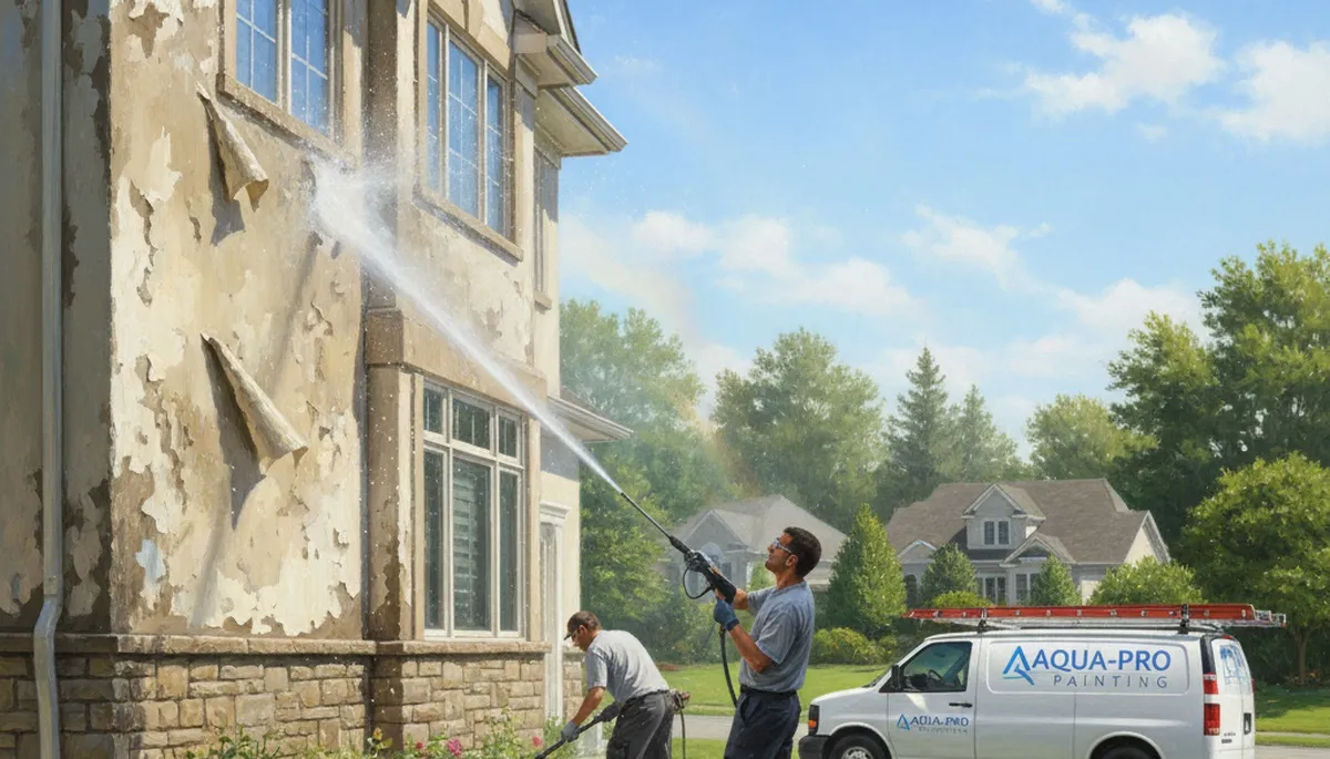 Pressure cleaning service in Charlotte, NC for removing pollen, mold, and grime from exterior surfaces