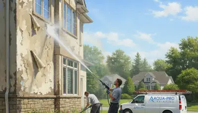 Pressure cleaning service in Charlotte, NC for removing pollen, mold, and grime from exterior surfaces